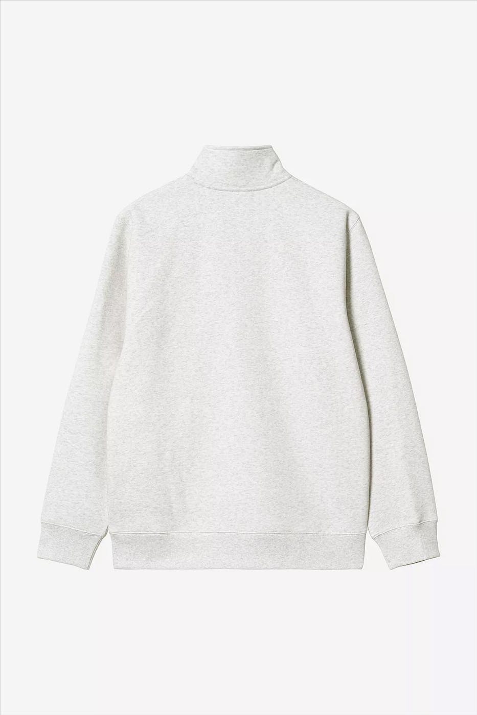 Carhartt WIP - Lichtgrijze Chase Neck Zip sweater