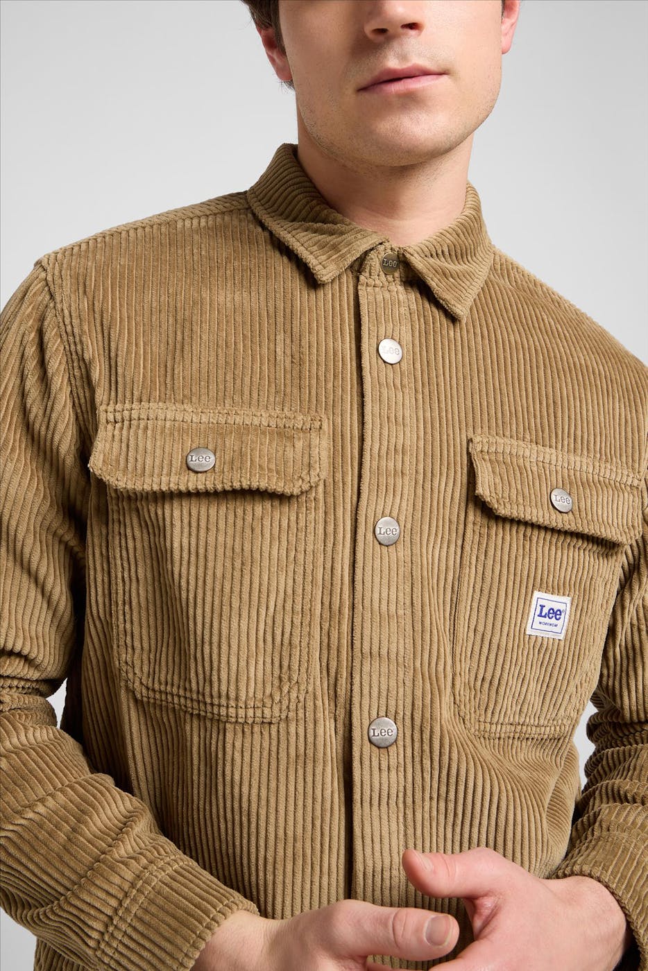 Lee - Beige Workwear overhemd