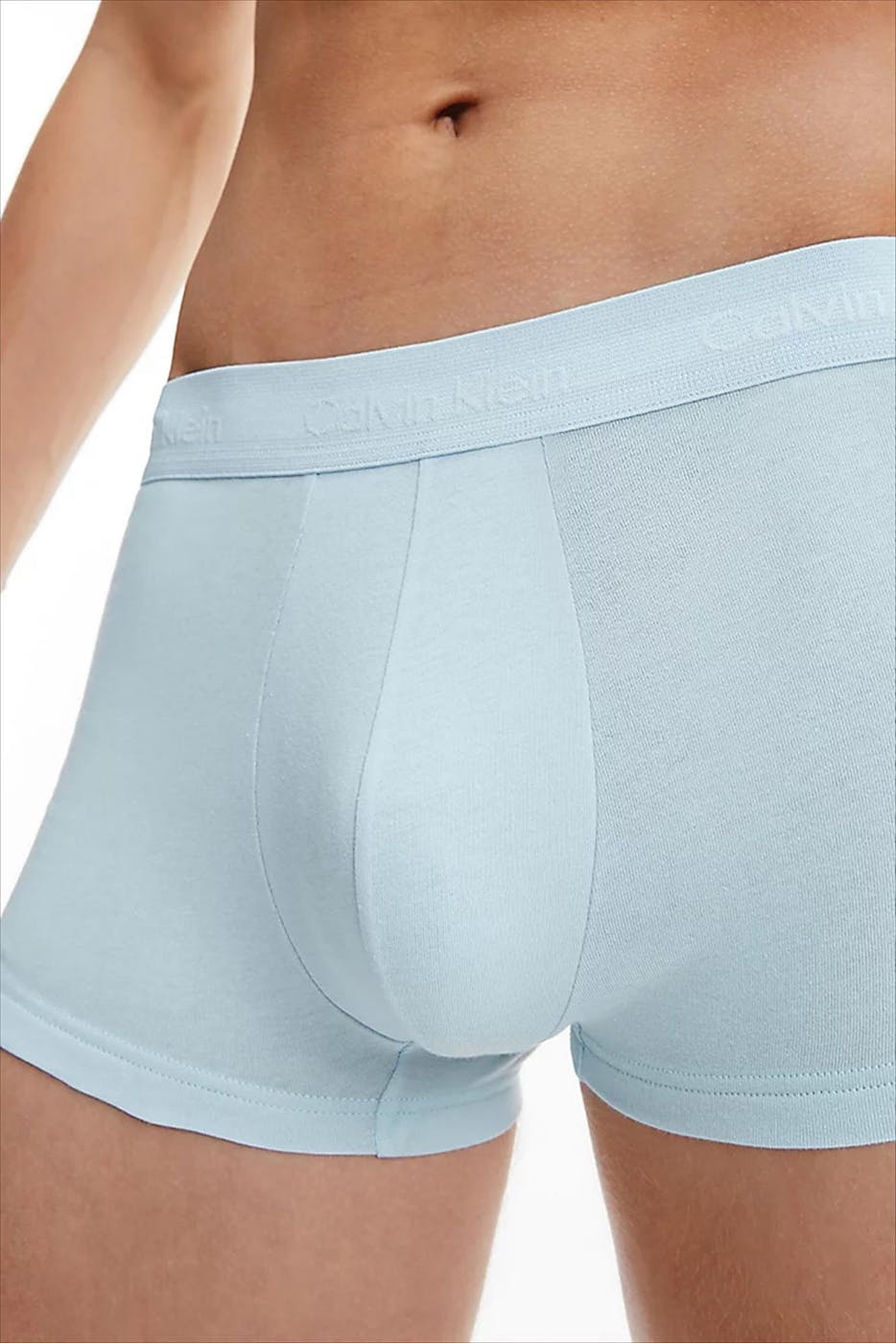 Calvin Klein Underwear - Wit-Zwart-blauwe Trunk 3-pack Boxershorts