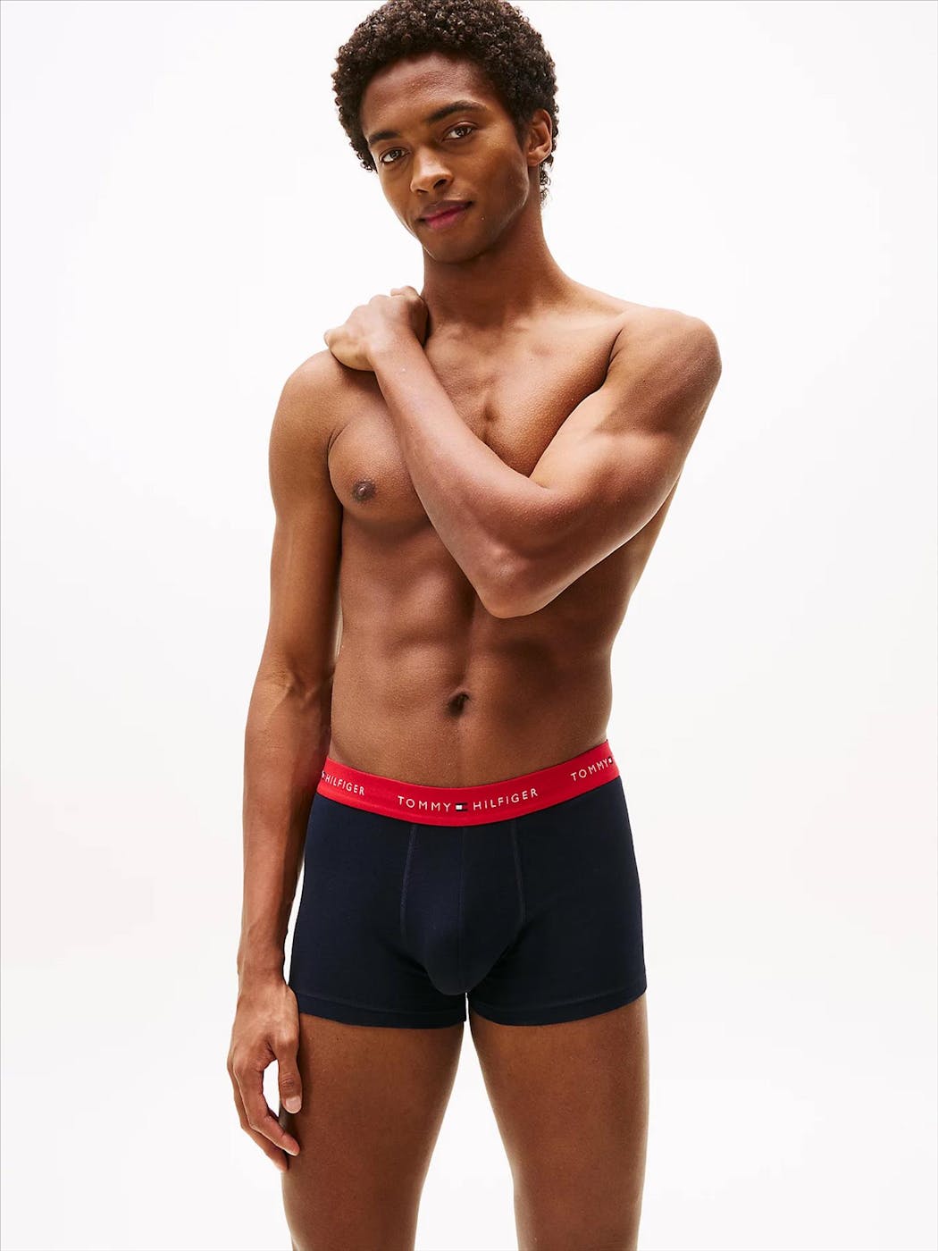 Tommy Hilfiger Underwear - Donkerblauwe 3-pack trunk boxershorts