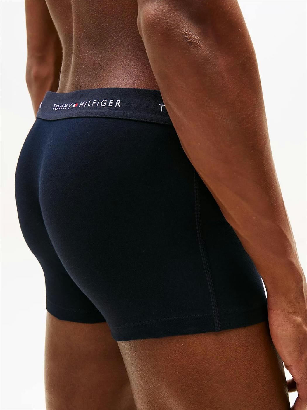 Tommy Hilfiger Underwear - Donkerblauwe 3-pack trunk boxershorts