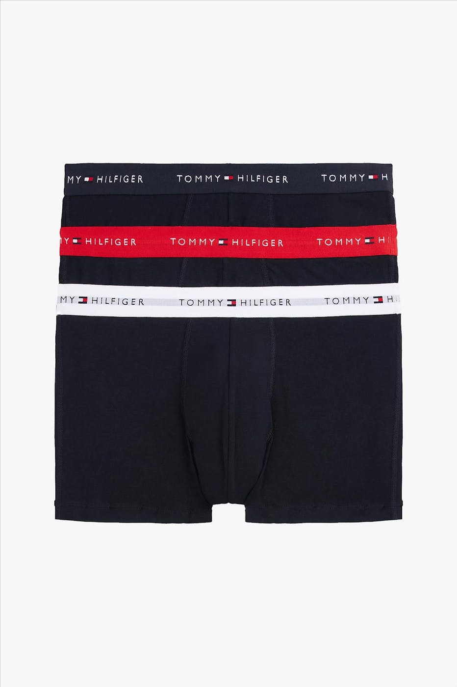 Tommy Hilfiger Underwear - Donkerblauwe 3-pack trunk boxershorts