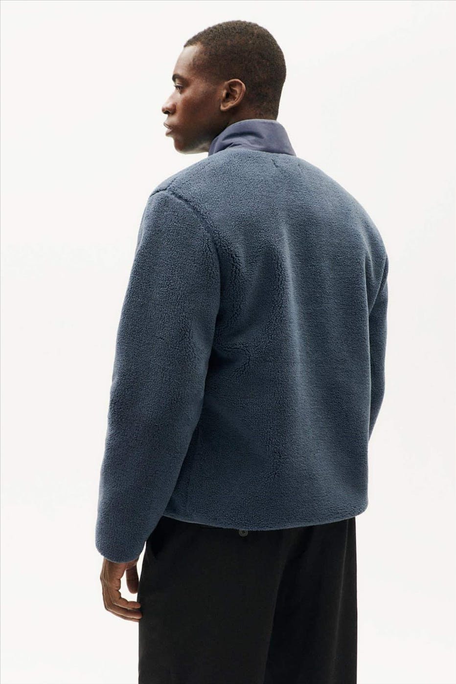 Thinking Mu - Blauwe Mitchel jas