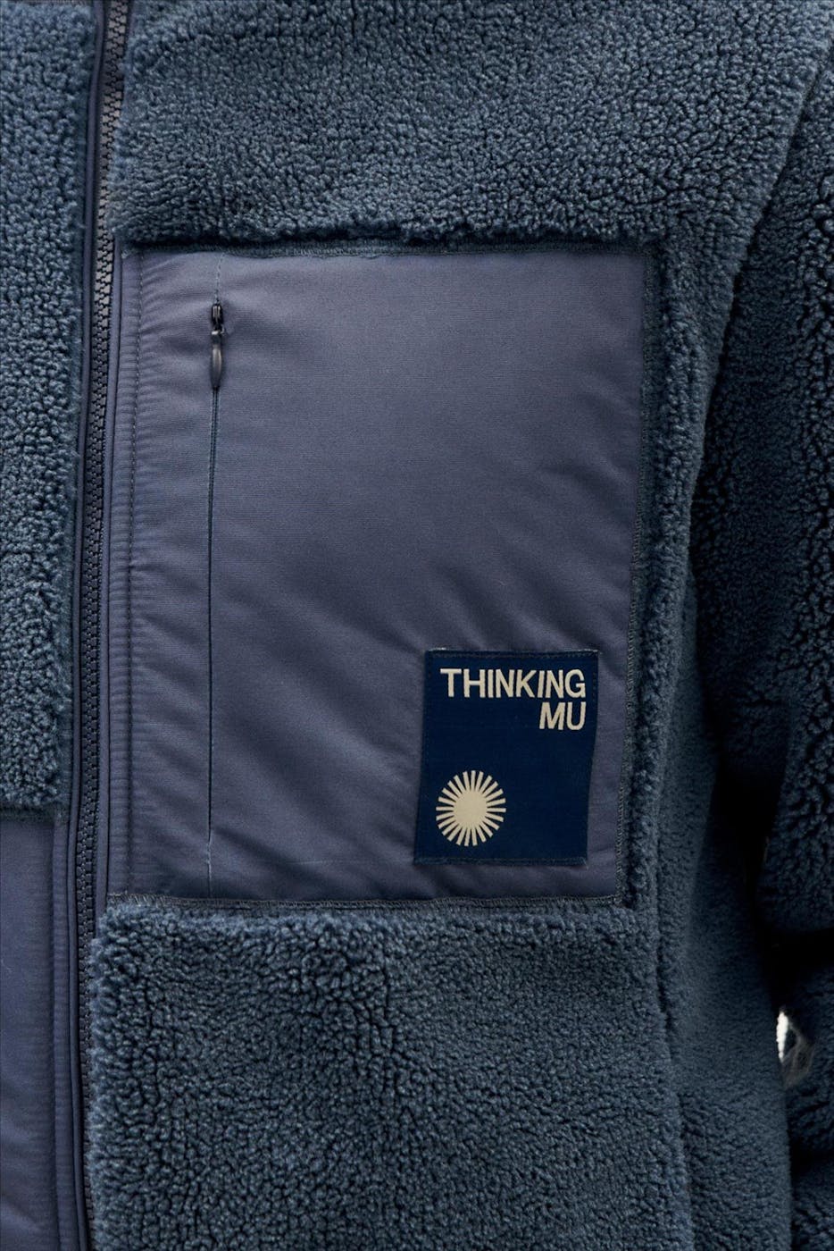 Thinking Mu - Blauwe Mitchel jas