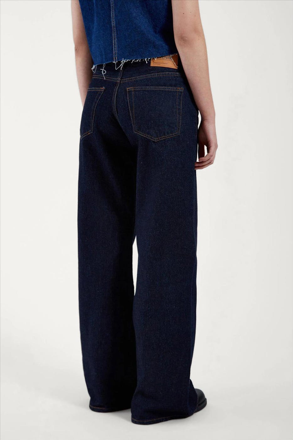 Dr. Denim - Donkerblauwe Stream Rinse jeans
