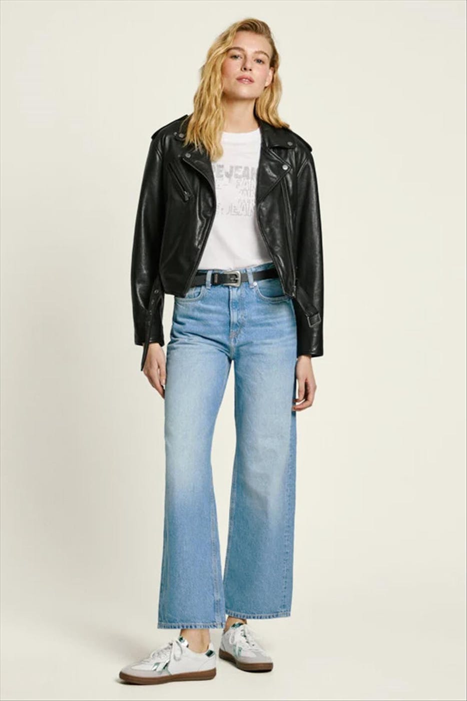 Pepe Jeans London - Blauwe Lexa straight jeans