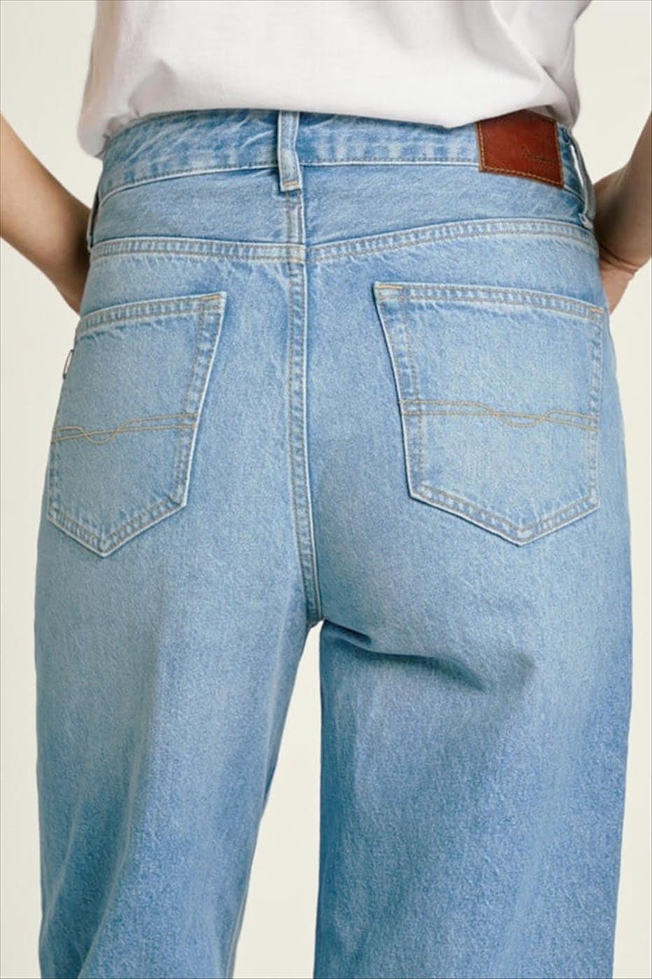 Pepe Jeans London - Lichtblauwe Lexa straight jeans