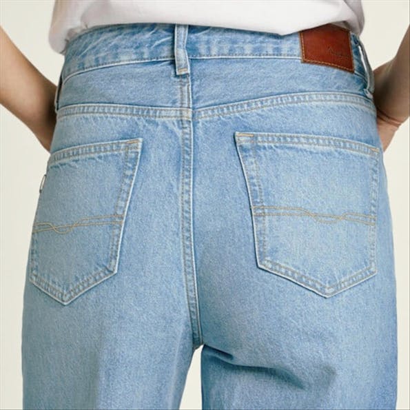 Pepe Jeans London - Blauwe Lexa straight jeans