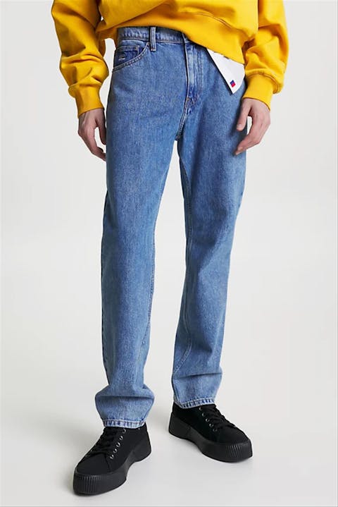 Tommy Jeans - Blauwe Ethan Relaxed Straight jeans