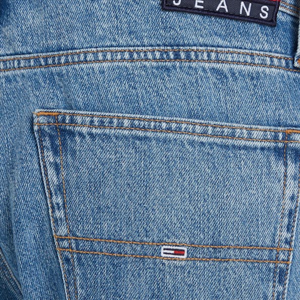 Tommy Jeans - Blauwe Ethan Relaxed Straight jeans