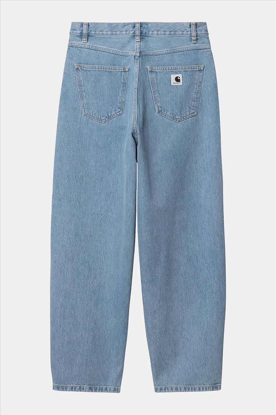 Carhartt WIP - Lichtblauwe Brandon loose straight jeans