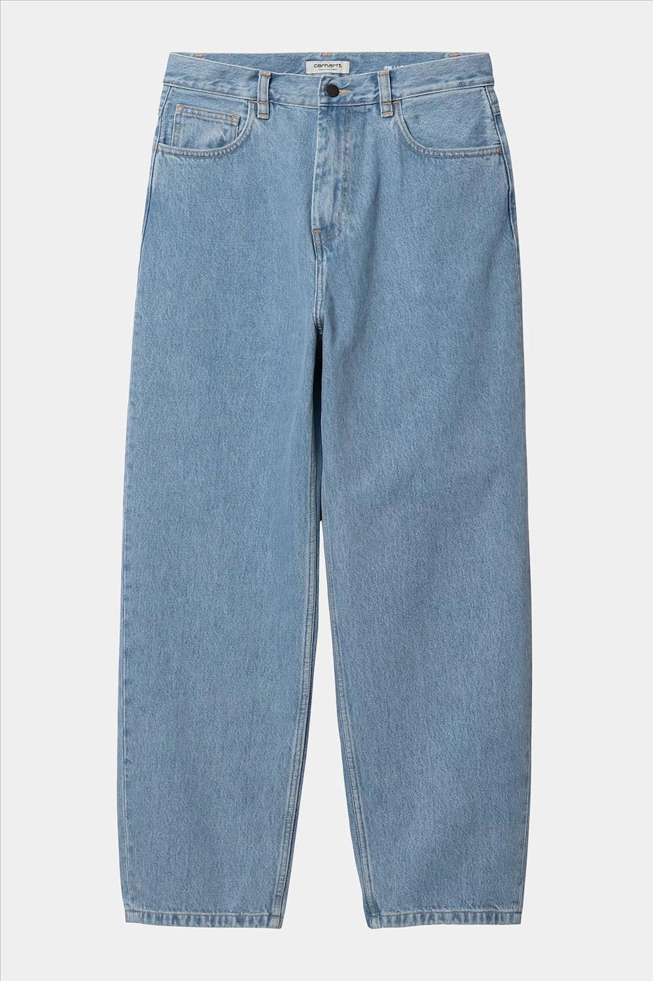 Carhartt WIP - Lichtblauwe Brandon loose straight jeans