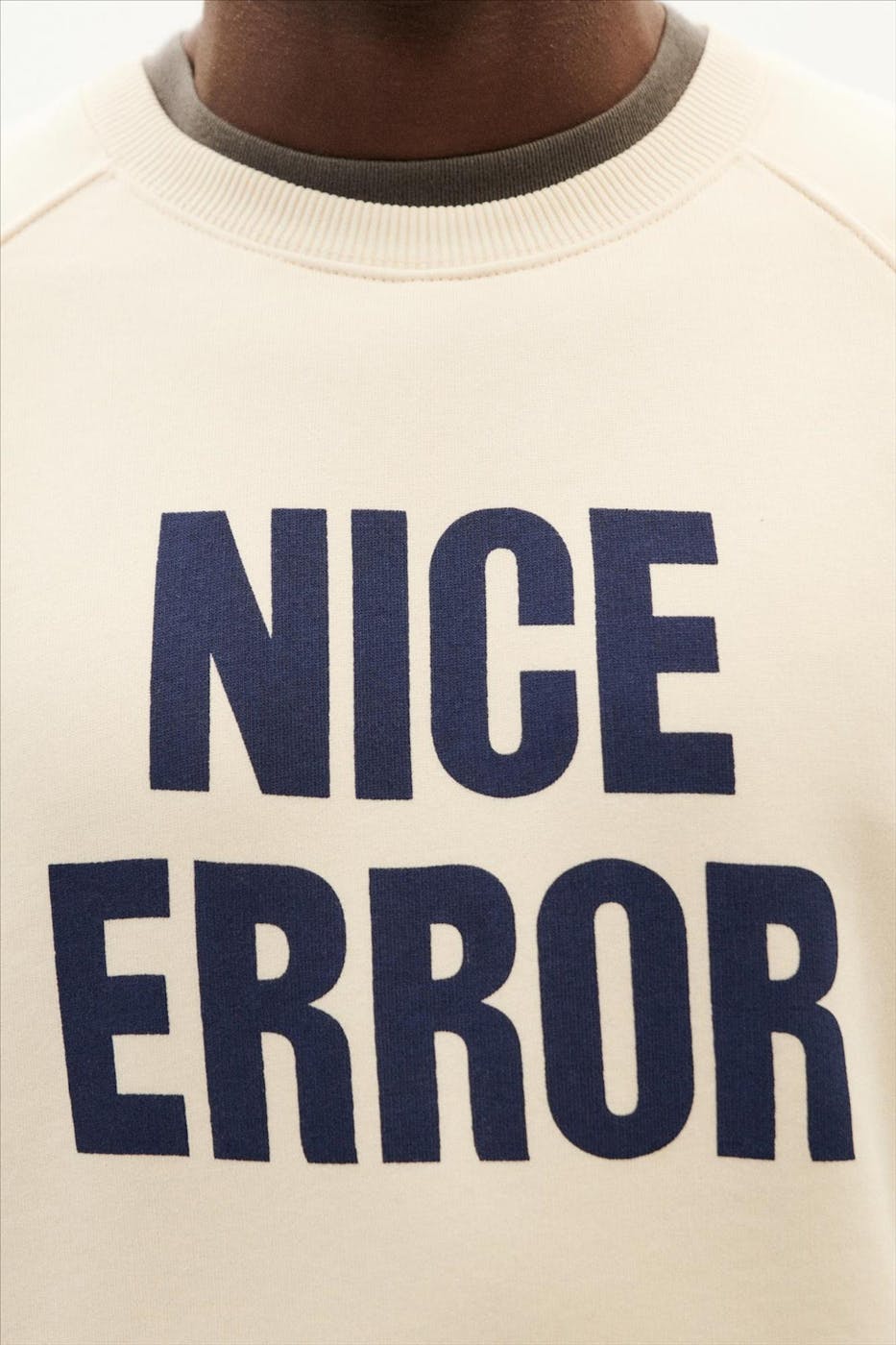 Thinking Mu - Ecru Nice Error sweater