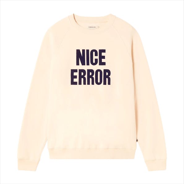 Thinking Mu - Ecru Nice Error sweater