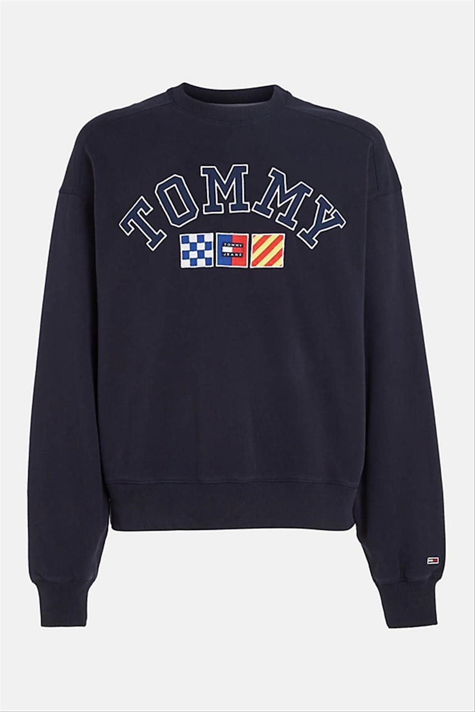 Tommy Jeans - Donkerblauwe Archive Crew sweater