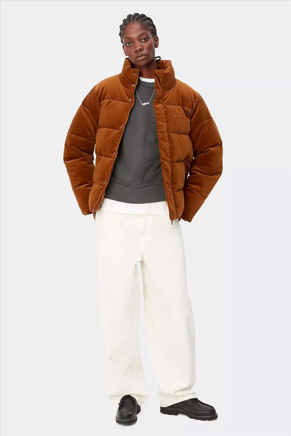 Carhartt WIP - Witte Brandon jeans