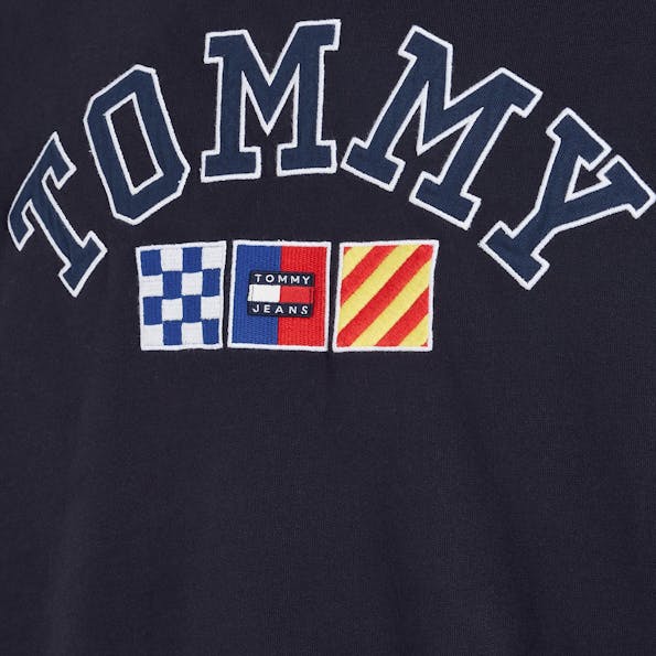 Tommy Jeans - Donkerblauwe Archive Crew sweater