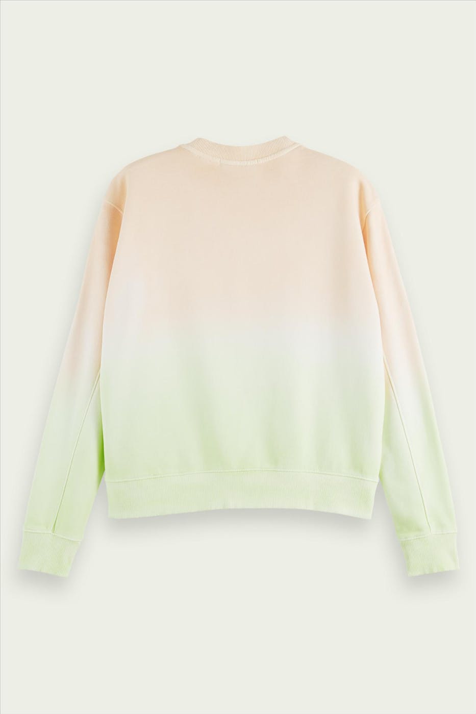 Scotch & Soda - Roze-groene Dip Dye sweater