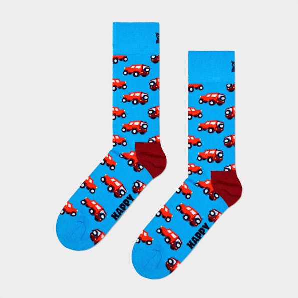 Happy Socks - Blauwe SUV sokken, maat: 41-46