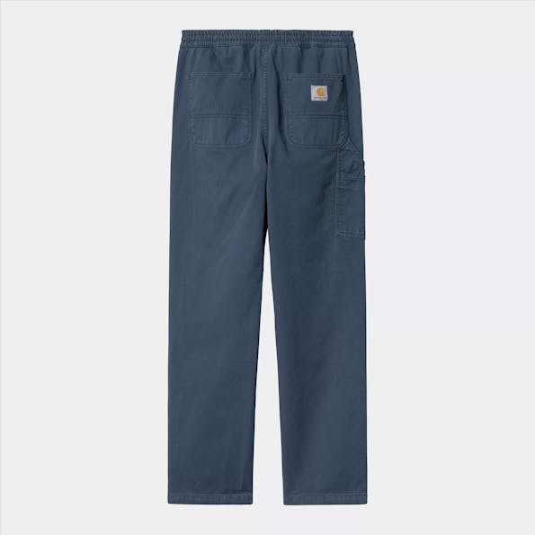 Carhartt WIP - Donkerblauwe Flint regular tapered broek