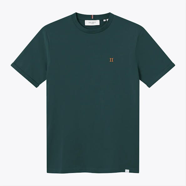 LES DEUX - Donkergroene Nørregaard T-shirt