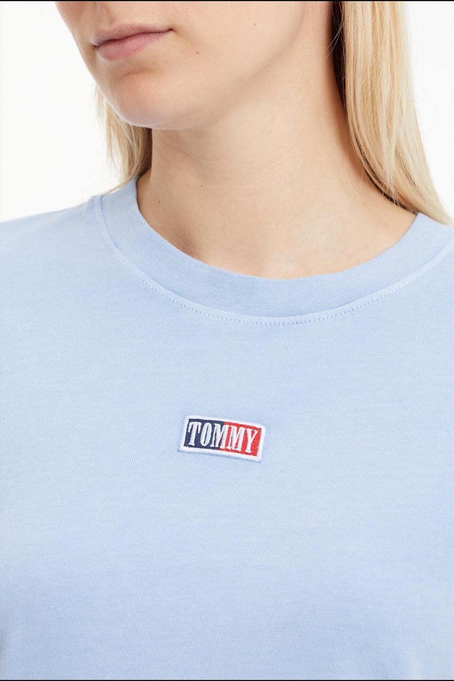 Tommy Jeans - Lichtblauwe Timeless T-shirt