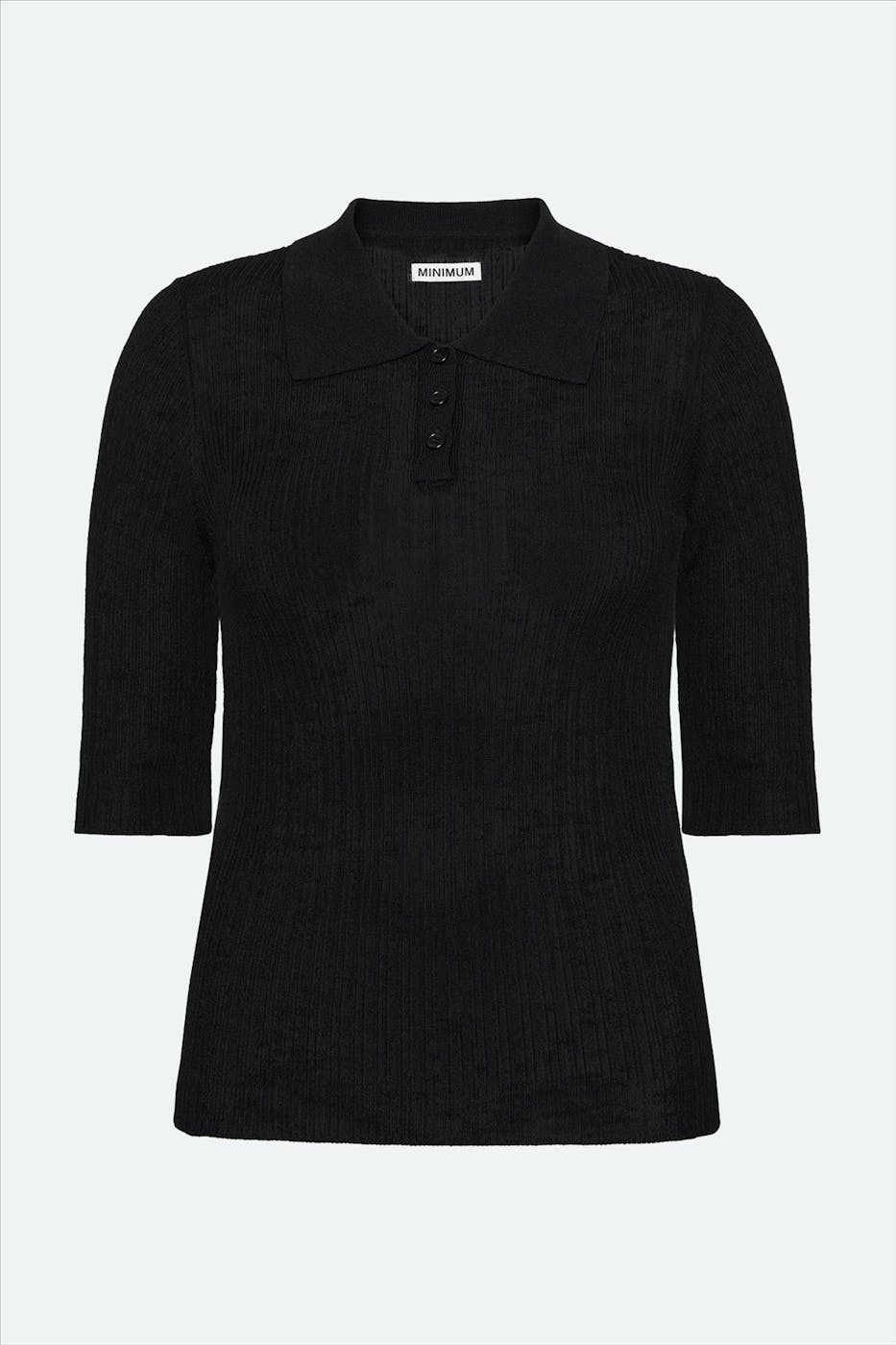 Minimum - Zwarte Zoe polo