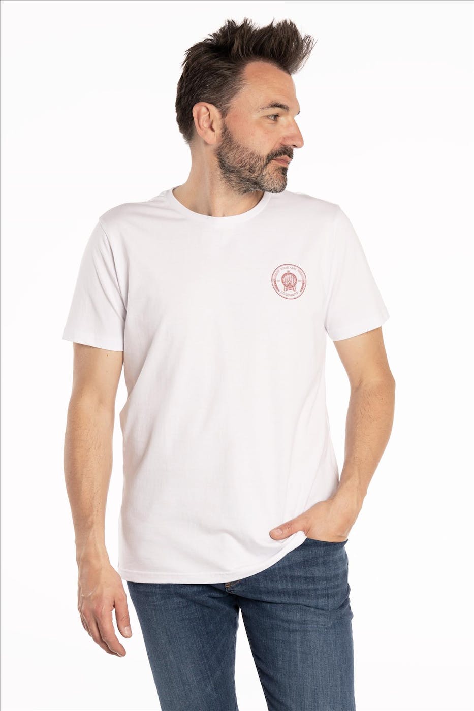 Brooklyn - Witte Local Heroes T-shirt Roeselaars Stadswater