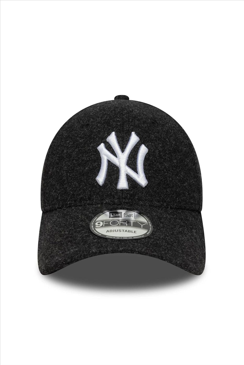 New Era - Zwarte NY Yankees Melton Wool pet