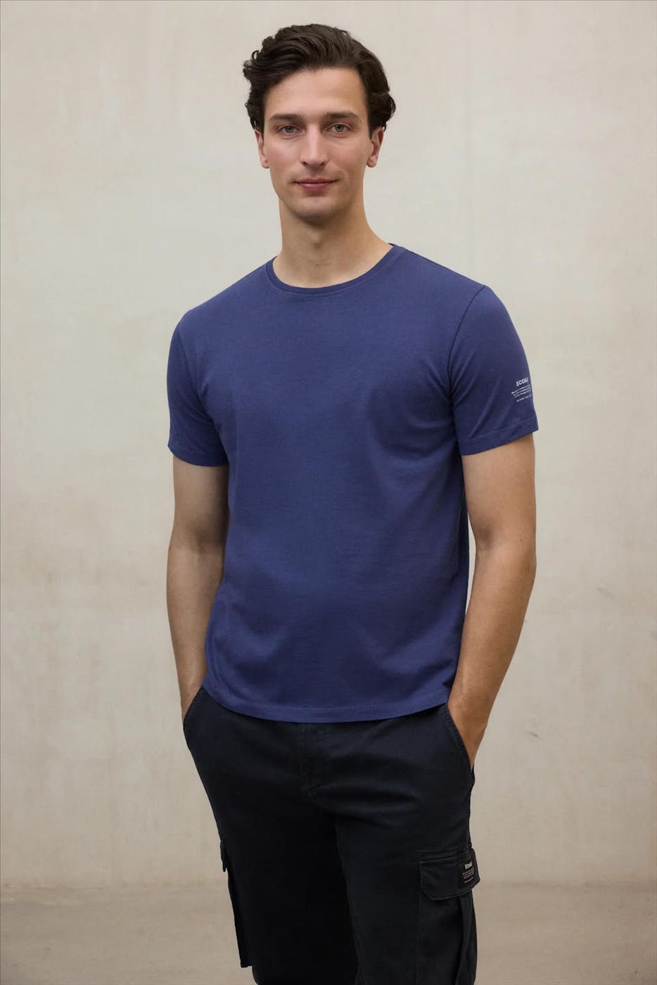 ECOALF - Middenblauwe Fenoa T-shirt