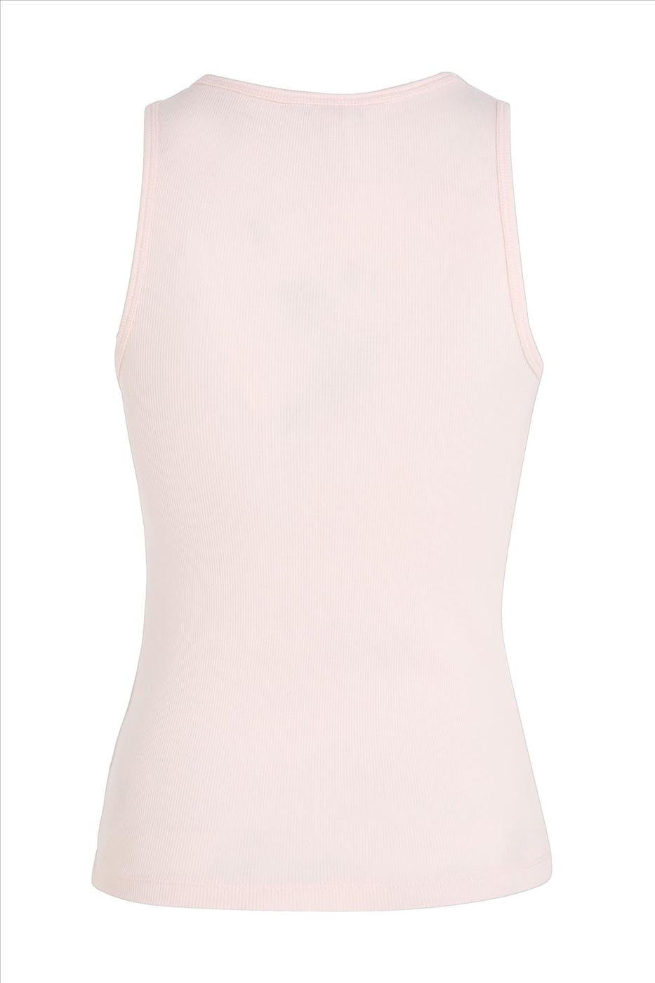 Tommy Jeans - Lichtroze Essential Rib top