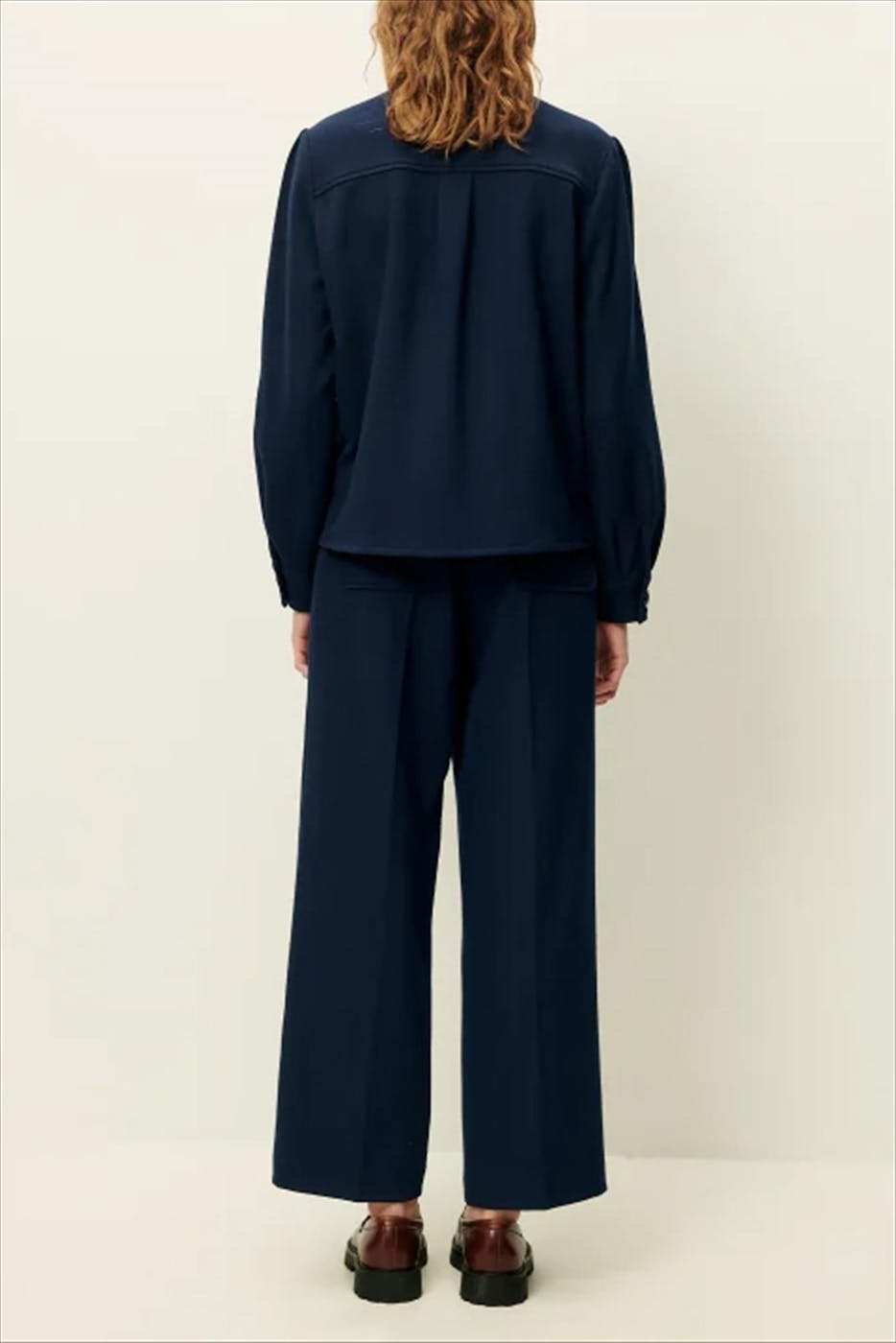 Sessùn - Donkerblauwe Alberwool broek