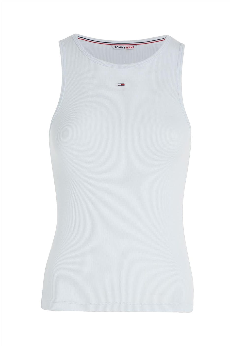 Tommy Jeans - Lichtblauwe Essential Rib top