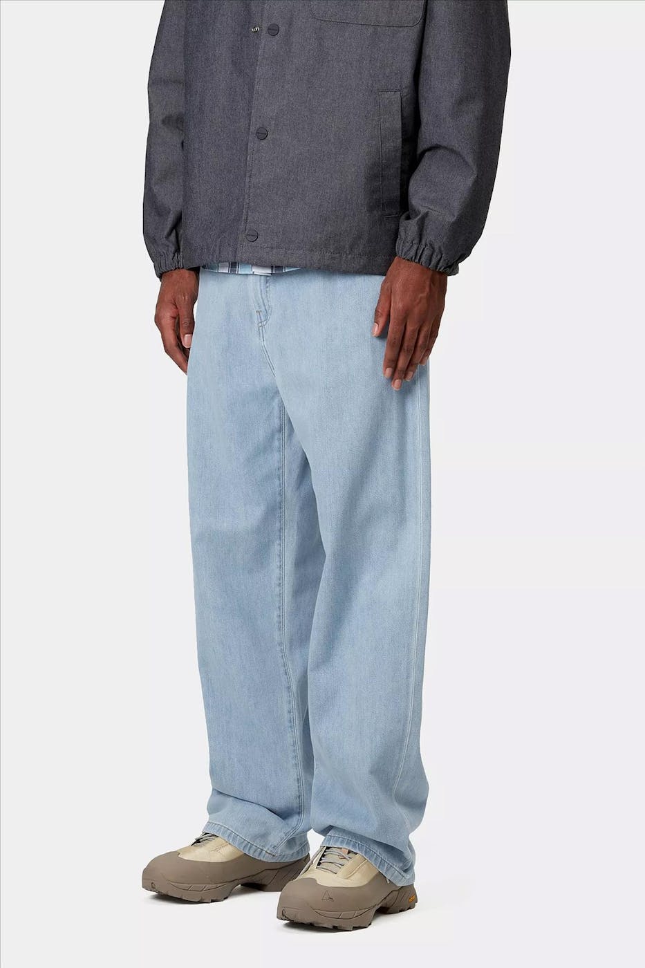 Carhartt WIP - Lichtblauwe Lucas loose tapered jeans