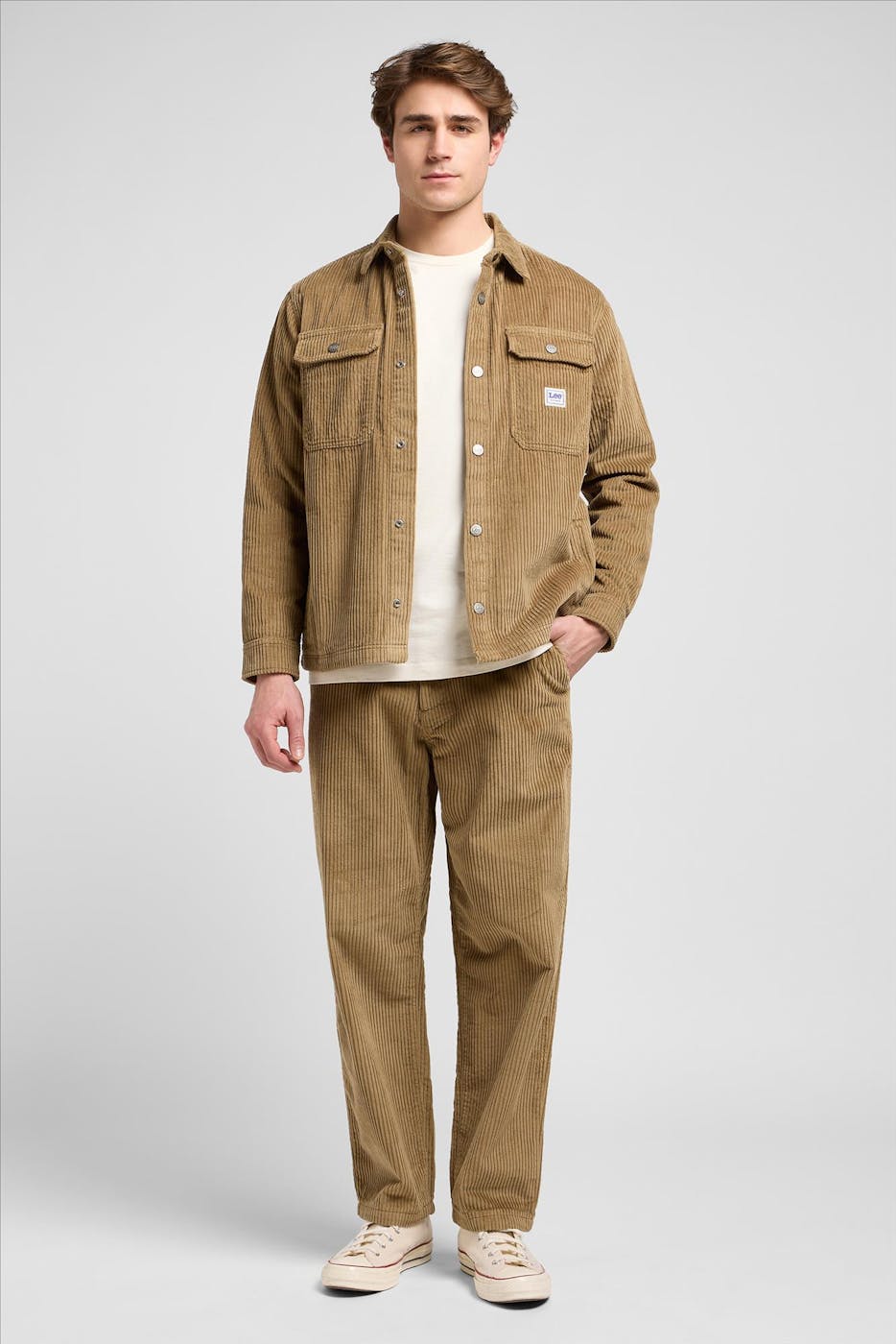Lee - Beige Loose Straight workwear chino
