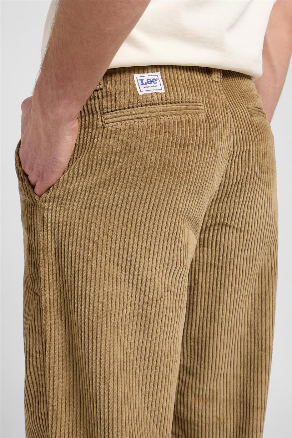 Lee - Beige Loose Straight workwear chino