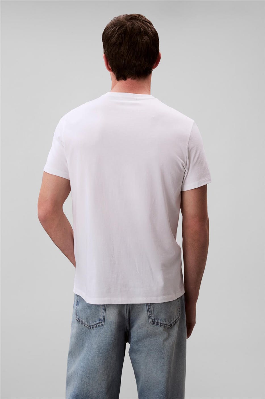 Calvin Klein Jeans - Witte Classic Badge T-shirt