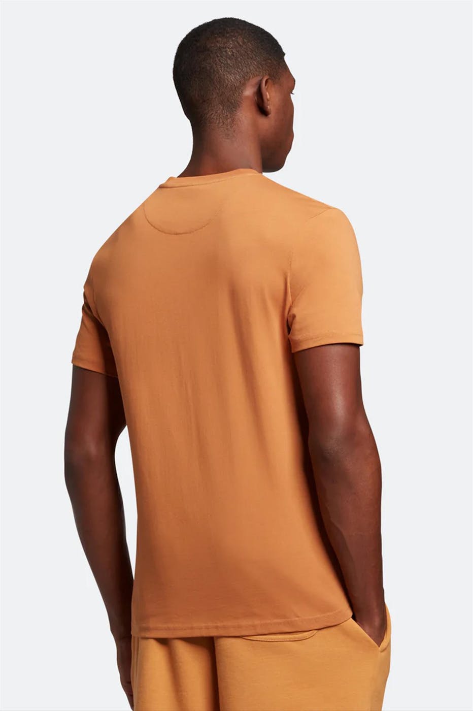 Lyle & Scott - Roestbruine Plain T-shirt