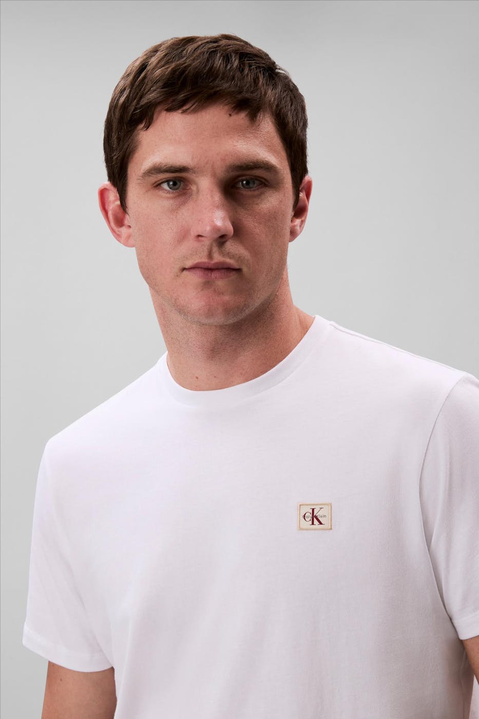 Calvin Klein Jeans - Witte Classic Badge T-shirt