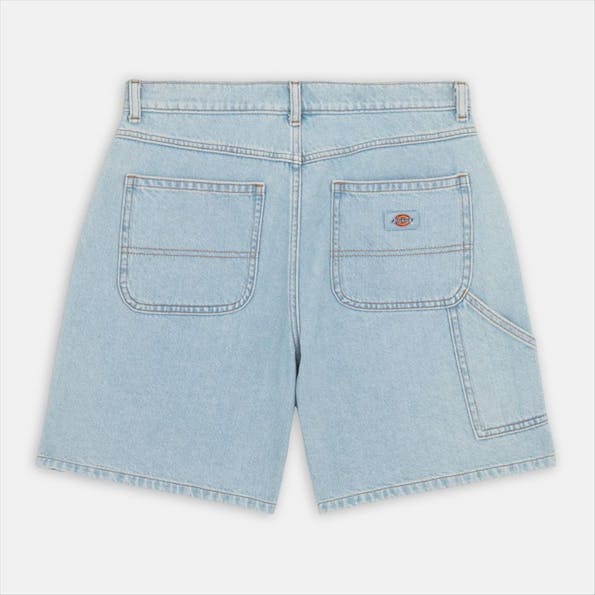 Dickies - Lichtblauwe Herndon jeansshort/ jort