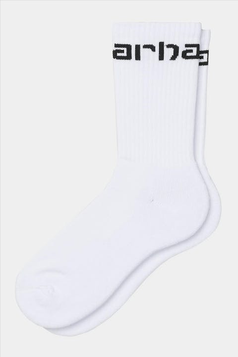 Carhartt WIP - Wit-zwarte Carhartt sokken, maat: 39-46