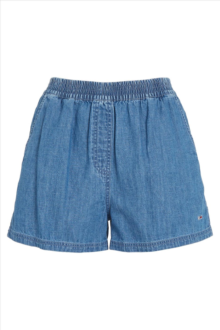 Tommy Jeans - Blauwe Chambray short