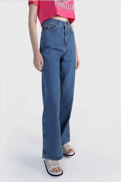 Tommy Jeans - Blauwe Claire High Rise Wide Jeansbroek