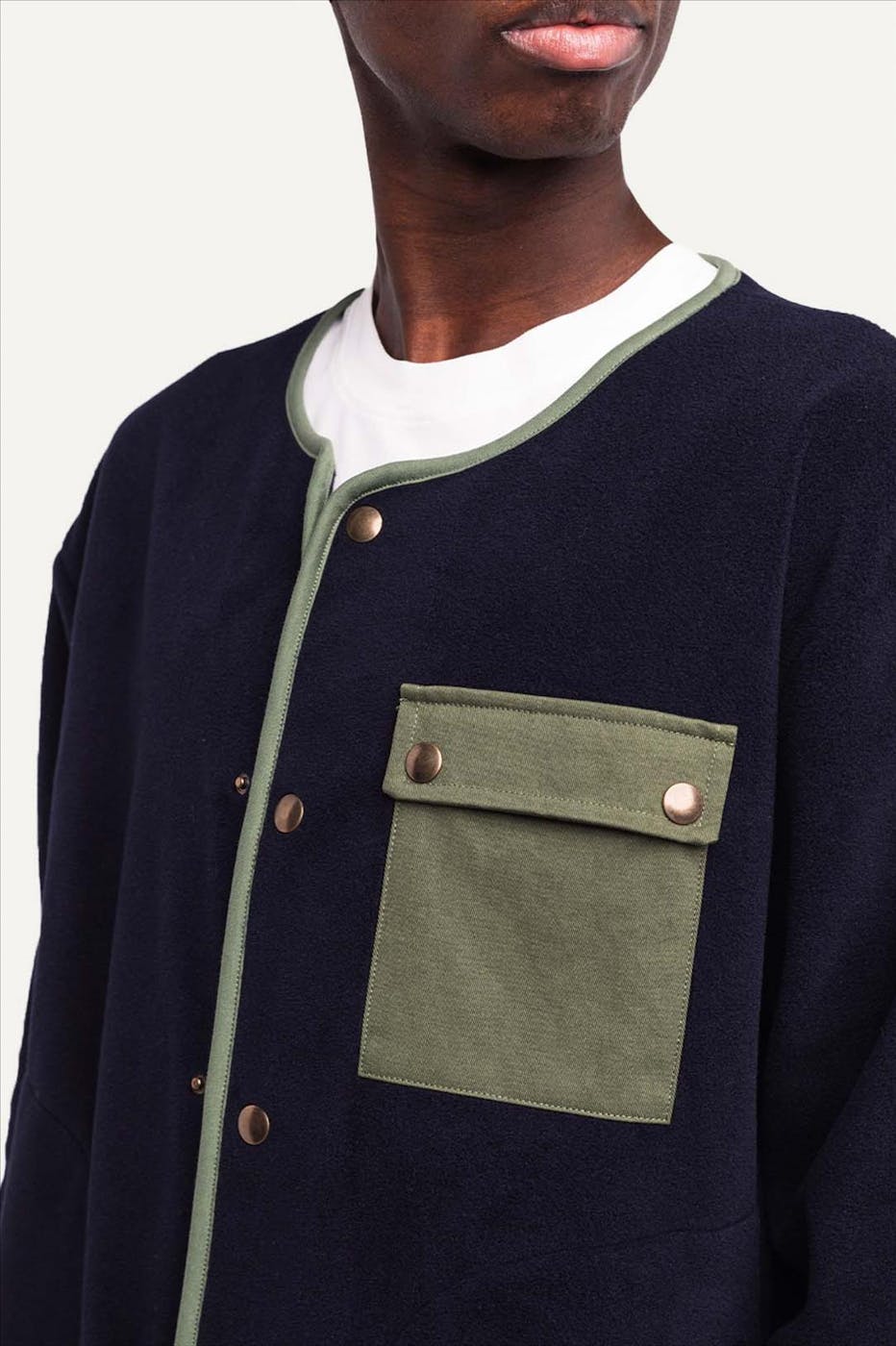 OLOW - Donkerblauwe Okina sweater