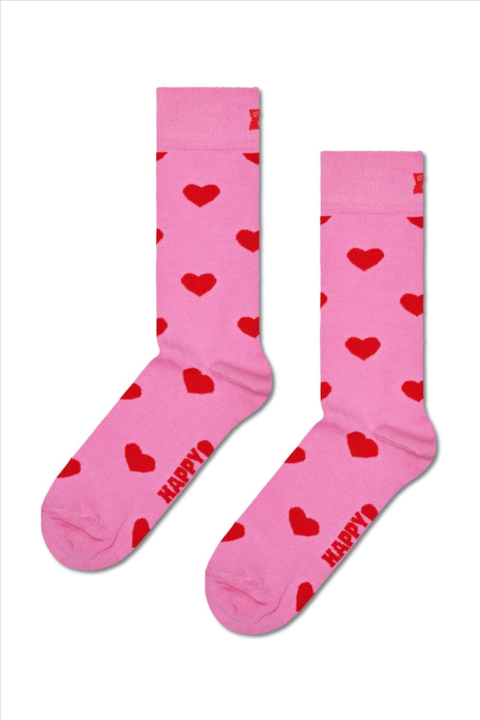 Happy Socks - Roze Heart sokken, maat: 36-40