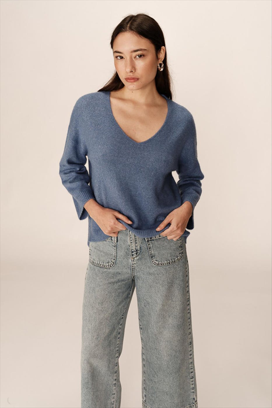 Grace & Mila - Blauwe Paltrow trui