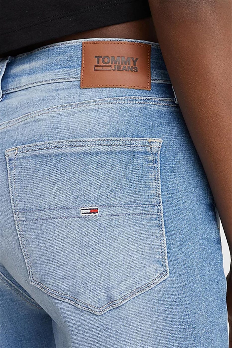 Tommy Jeans - Lichtblauwe Sylvia High Rise Super Skinny jeans