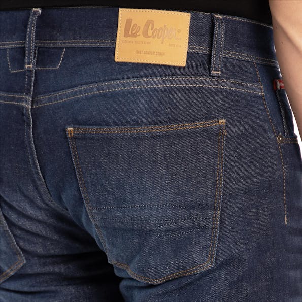 Lee Cooper - Donkerblauwe Tim Riva jeansshort