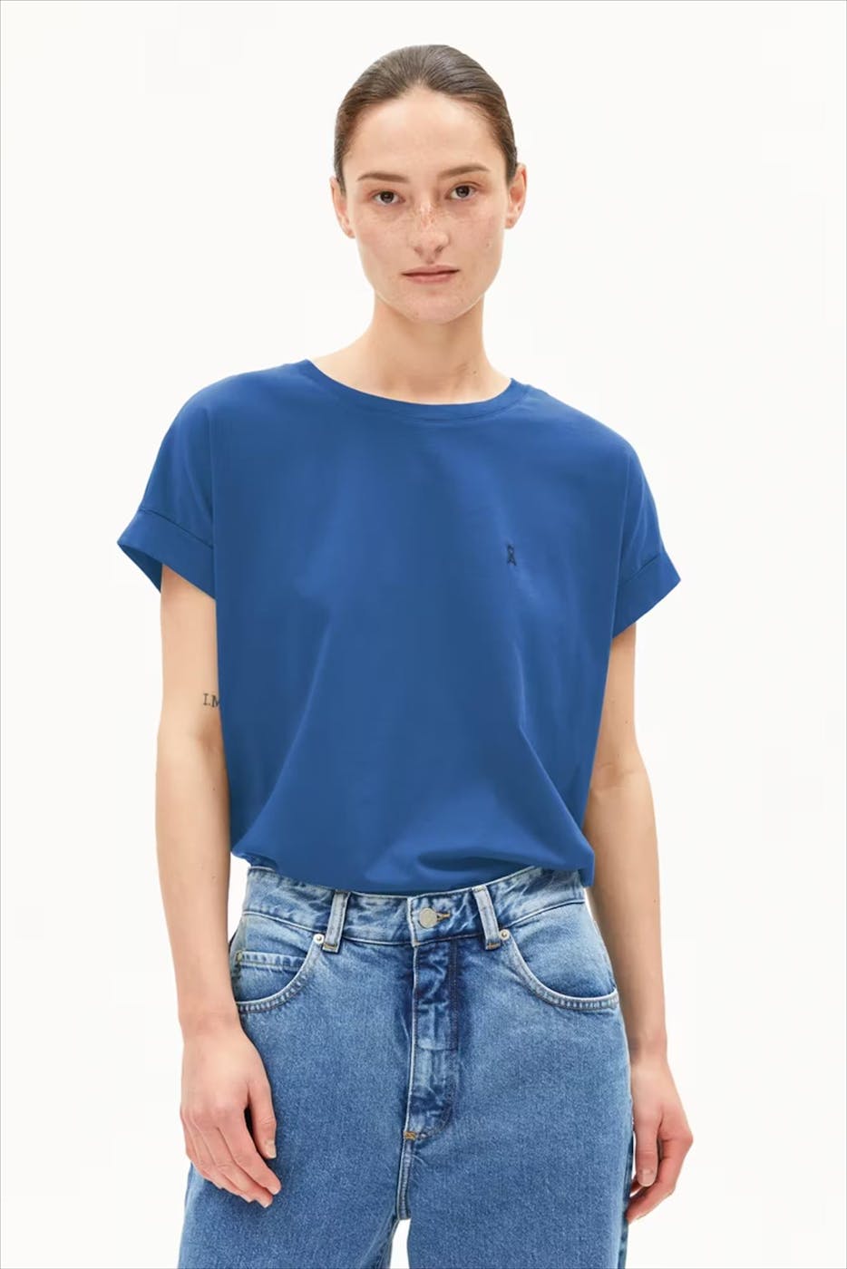 Armed Angels - Blauwe Idaara T-shirt