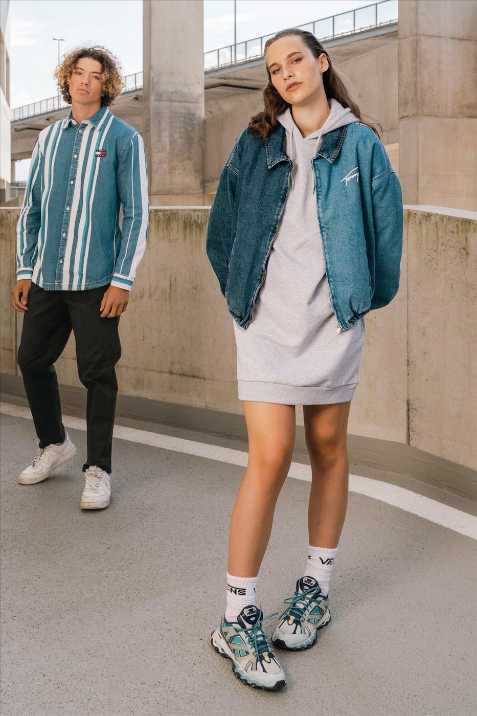 Tommy Jeans - Tweekleurige Bomber jas